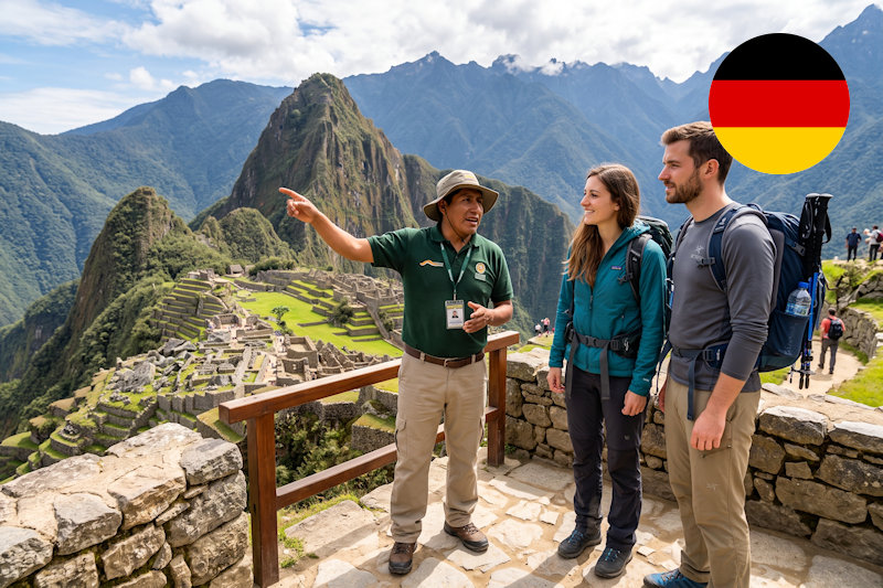 Machu Picchu Guide in German