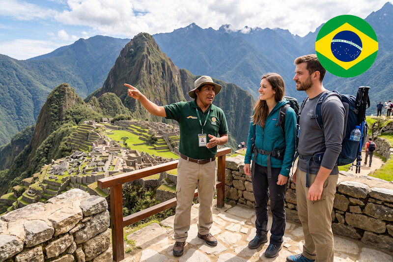 Machu Picchu Guide in Portuguese
