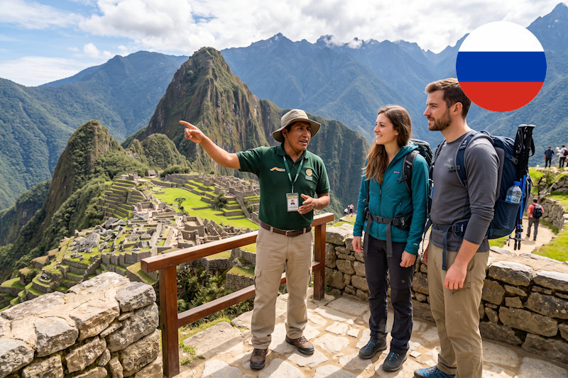 Machu Picchu Guide in Russian